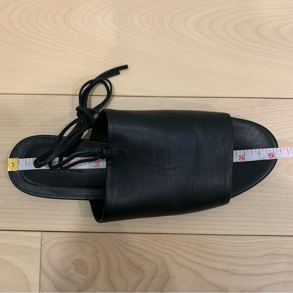 Vince Damon Leather Lace Up Sandals - Picture 10 of 11
